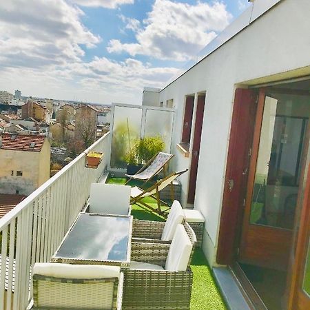 Superior Apartment - Last Floor With Nice View - Next To Metro Croix De Chavaux Line 9 Монтрёй Экстерьер фото